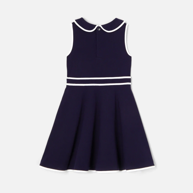 Girl cotton pique dress