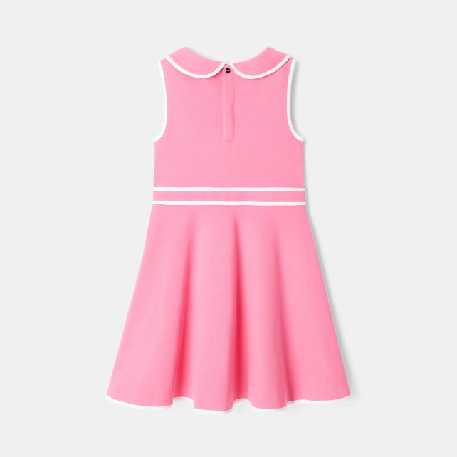 Girl cotton pique dress