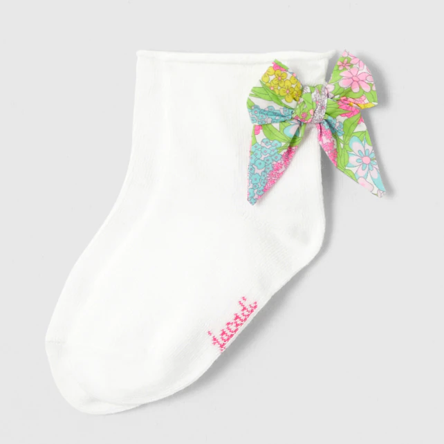 Girl Liberty bow socks