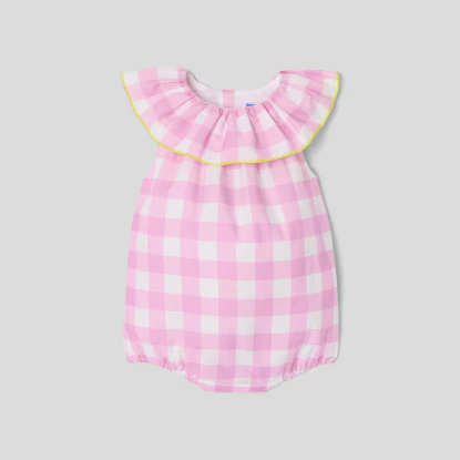 Baby girl gingham bloomer 