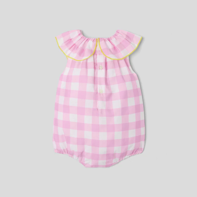 Baby girl gingham bloomer 