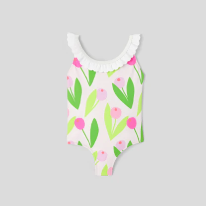 Baby girl 1-piece swimsuit