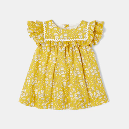 Baby girl dress in Liberty fabric