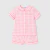 Girl gingham short pyjamas