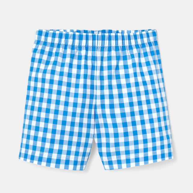 Boy gingham shirt pyjamas