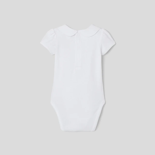 Baby girl bodysuit in cotton