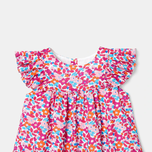 Baby girl Liberty fabric dress