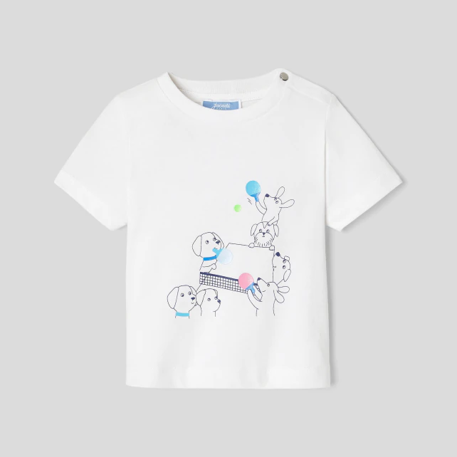 Baby boy dog print t-shirt