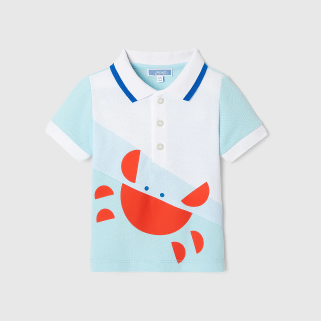 Baby boy short sleeve polo shirt