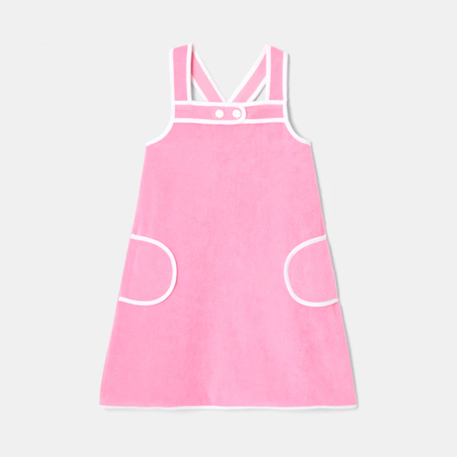 Girl terry cloth dress