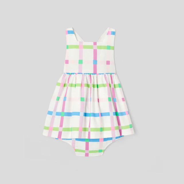 Baby girl checkered dress