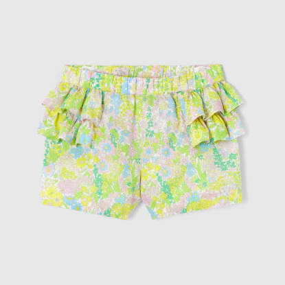 Baby girl shorts in Liberty fabric