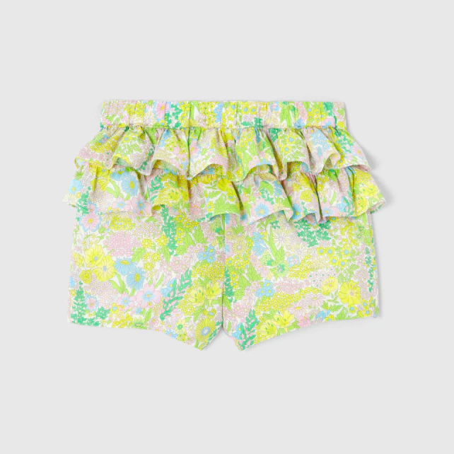 Baby girl shorts in Liberty fabric