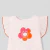 Baby girl's T-shirt with ruffled sleeves