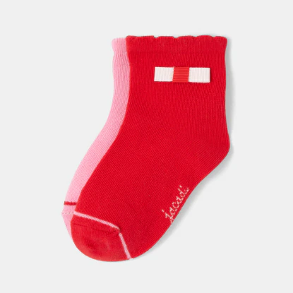 Set of two pairs of girl socks