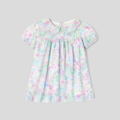 Baby girl short sleeves dress