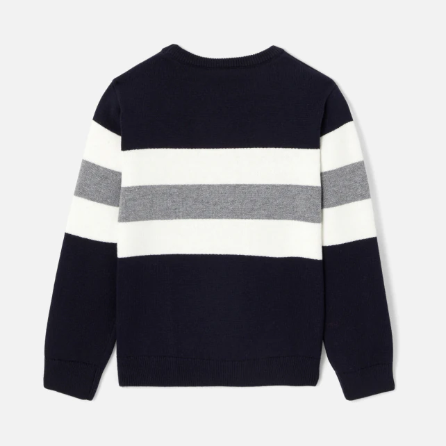 Boy colour block jumper