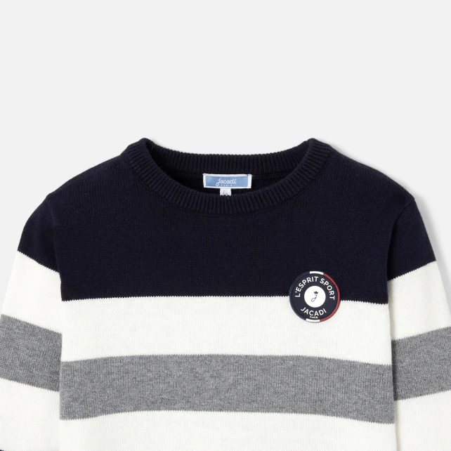 Boy colour block jumper