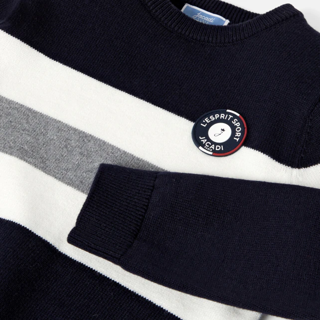 Boy colour block jumper