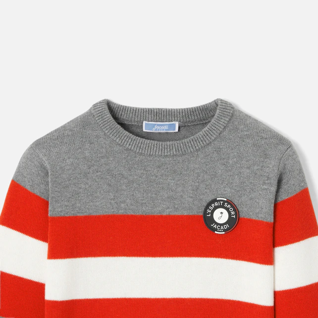 Boy colour block jumper