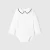 Baby girl bodysuit with fancy collar