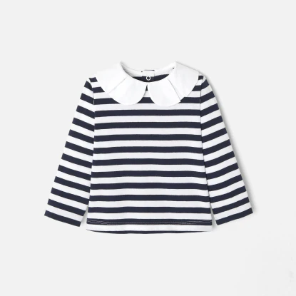 Baby girl Breton tee