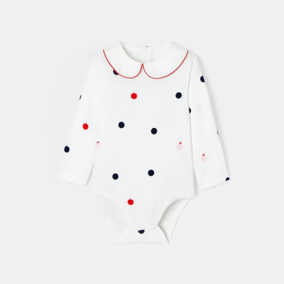 Baby girl short sleeve bodysuit