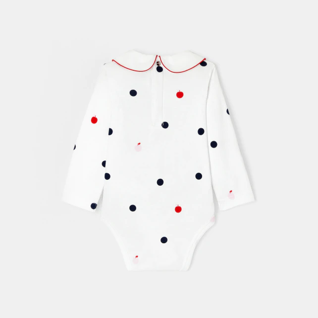 Baby girl short sleeve bodysuit