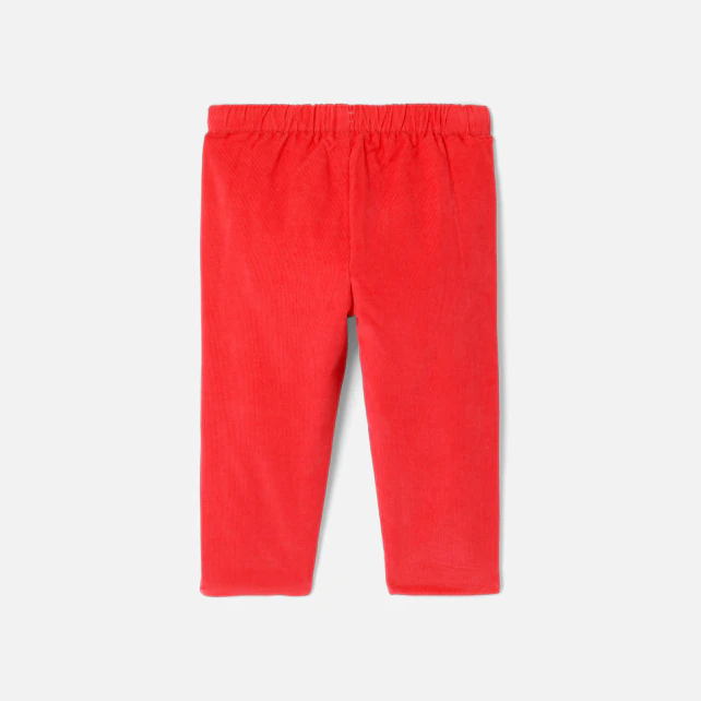 Baby girl velvet trousers