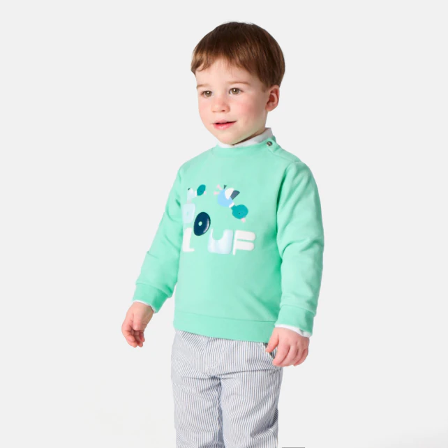 Baby boy fleece jumper