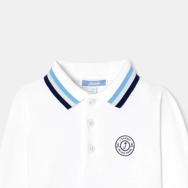 Baby boy long sleeve polo shirt shirt