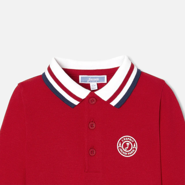 Baby boy long sleeve polo shirt shirt