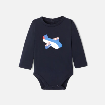 Baby boy long sleeve bodysuit