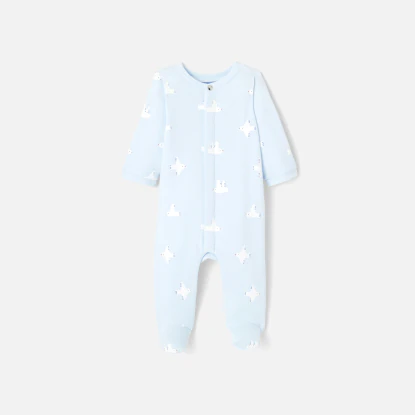 Baby boy pyjamas with seagull pattern