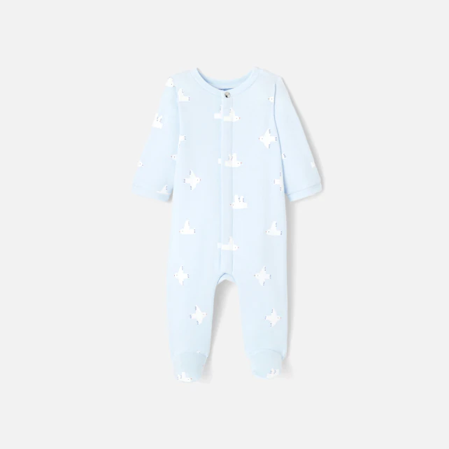 Baby boy pyjamas with seagull pattern