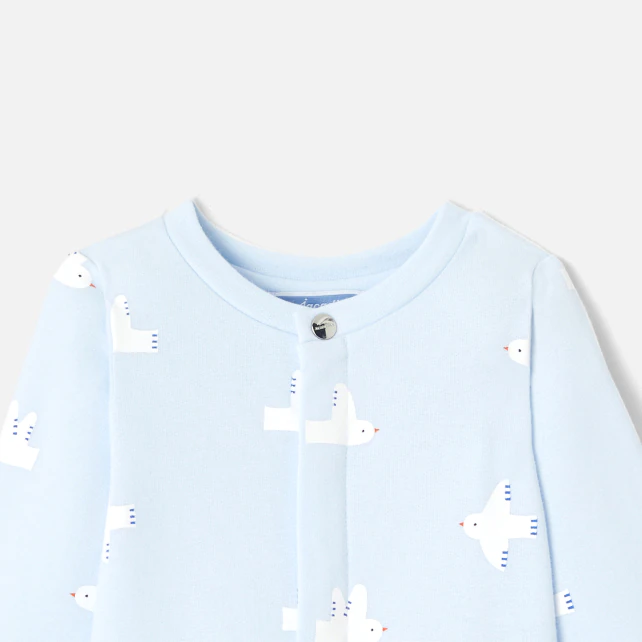 Baby boy pyjamas with seagull pattern