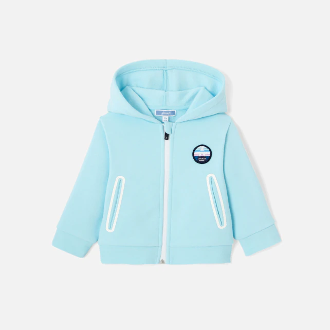 Baby boy zip-up sweatshirt