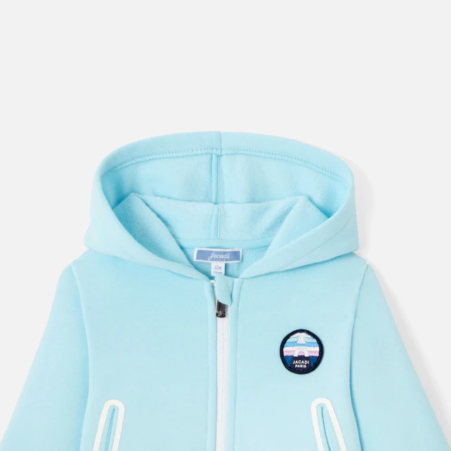 Baby boy zip-up sweatshirt