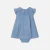 Baby girl dress in chambray