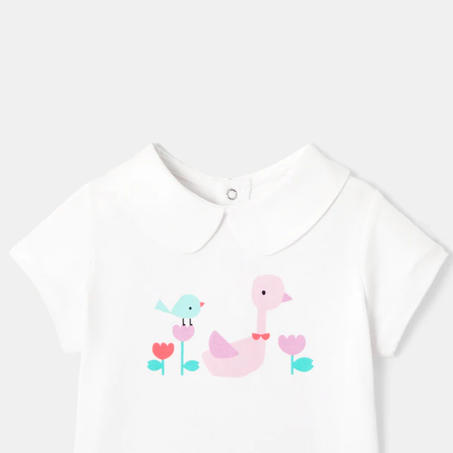 Baby girl short sleeve t-shirt