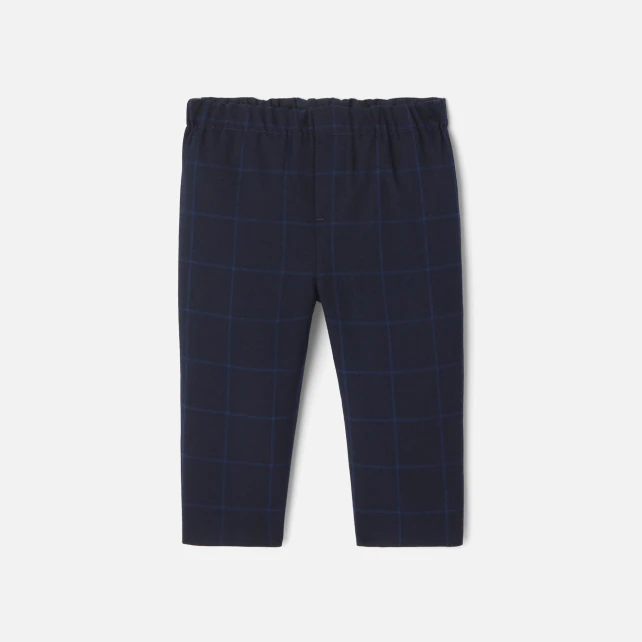 Baby boy plaid trousers