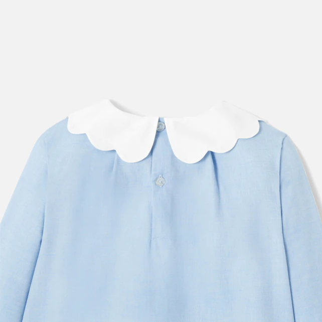 Girl blouse in poplin