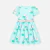 Girl dress with balloon sleeves