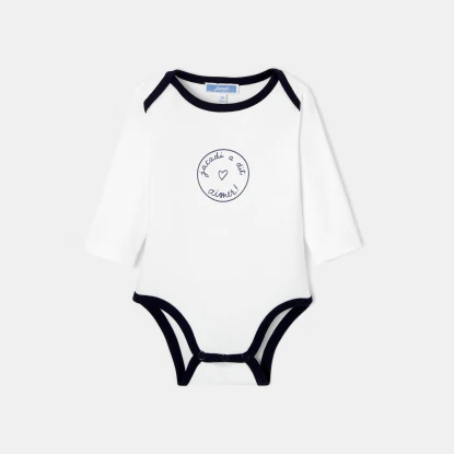 Baby boy long sleeve bodysuit